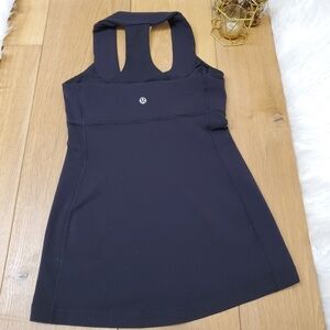 Lululemon Black Razor Back Tank Top #874